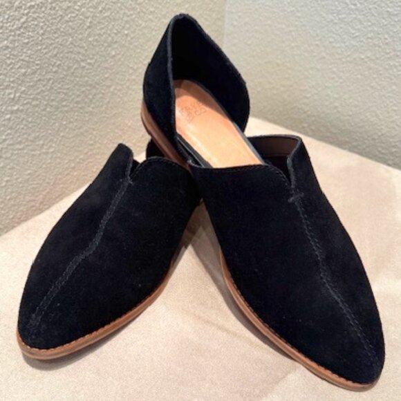 Frye & Co Fenn d’Orsay Suede Flats - Picture 1 of 8